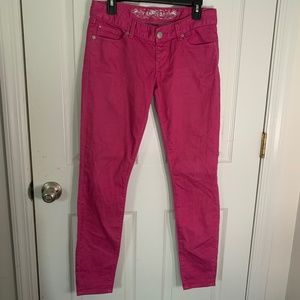 Pink jeans